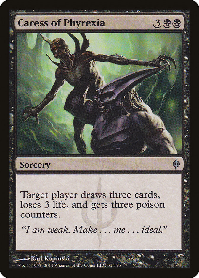 Caress of Phyrexia (53) [New Phyrexia] | Odin's Place
