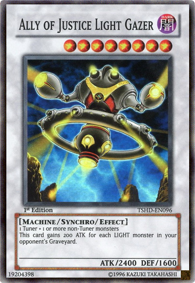 Ally of Justice Light Gazer [TSHD-EN096] Super Rare | Odin's Place