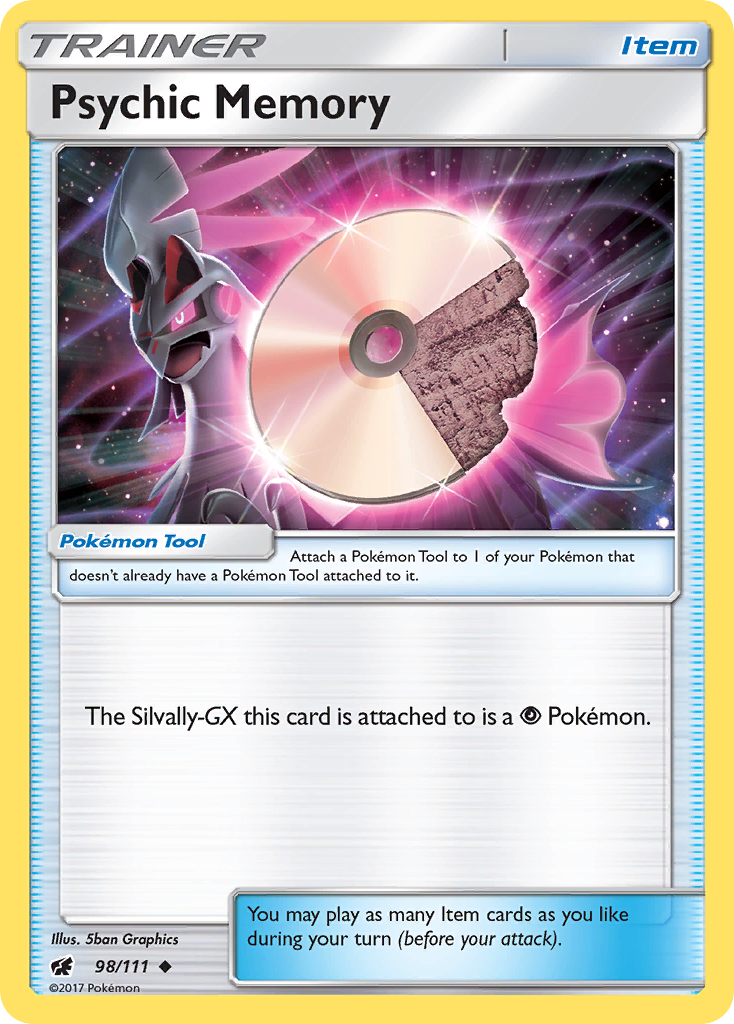 Psychic Memory (98/111) [Sun & Moon: Crimson Invasion] | Odin's Place