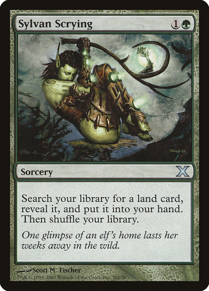 Sylvan Scrying (302) [Tenth Edition] | Odin's Place