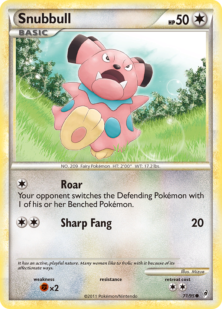 Snubbull (71/95) [HeartGold & SoulSilver: Call of Legends] | Odin's Place