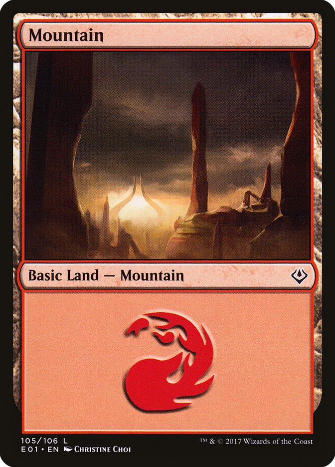 Mountain (105) [Archenemy: Nicol Bolas] | Odin's Place