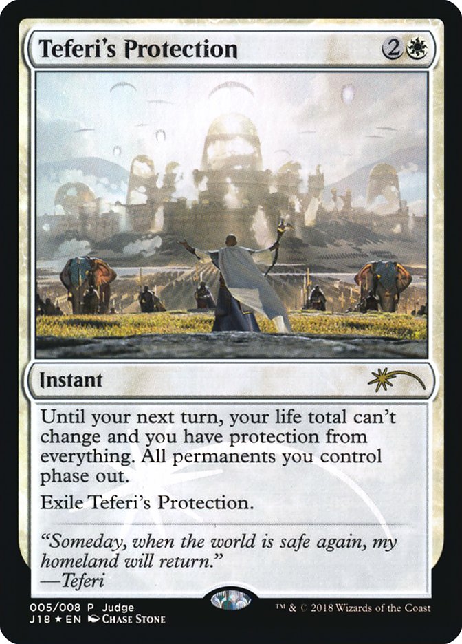 Teferi's Protection (5) [Judge Gift Cards 2018] | Odin's Place