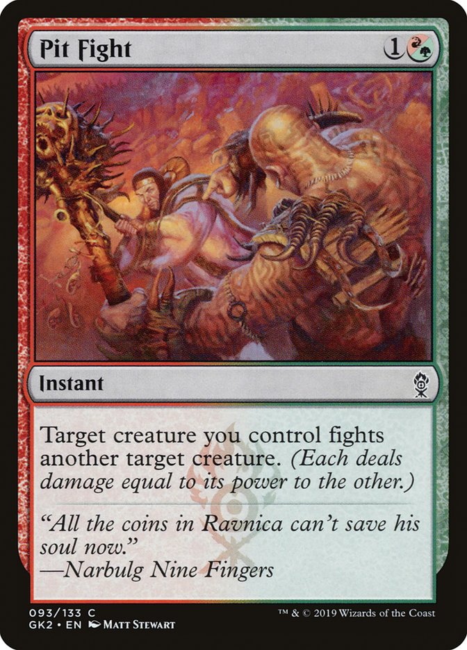 Pit Fight (93) [Ravnica Allegiance Guild Kit] | Odin's Place