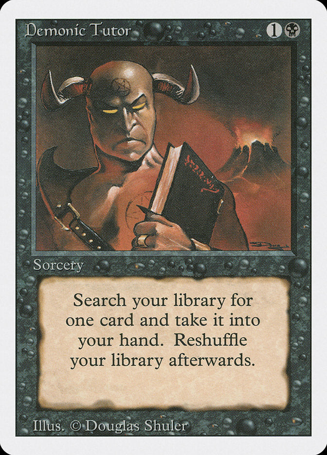 Demonic Tutor (105) [Revised Edition] | Odin's Place