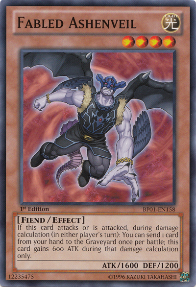 Fabled Ashenveil [BP01-EN158] Common | Odin's Place