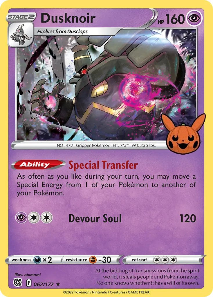 Dusknoir (062/172) [Trick or Trade] | Odin's Place