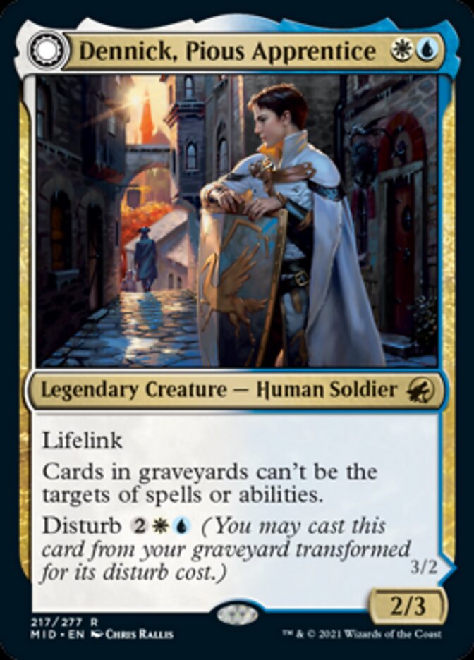 Dennick, Pious Apprentice // Dennick, Pious Apparition [Innistrad: Midnight Hunt] | Odin's Place