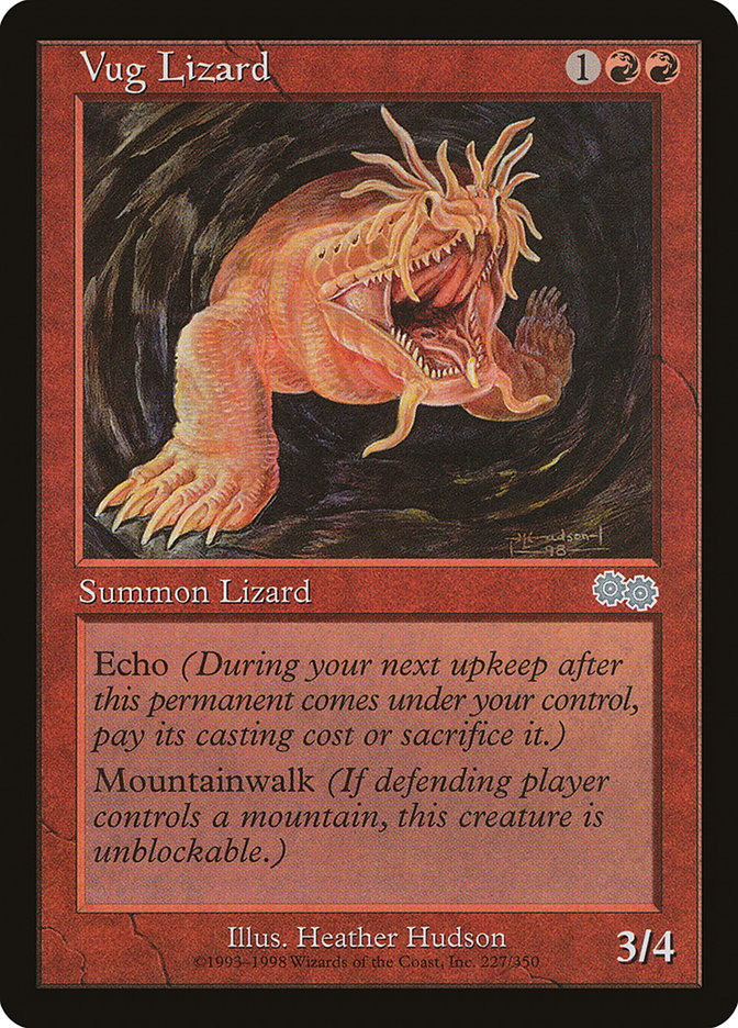 Vug Lizard (227) [Urza's Saga] | Odin's Place
