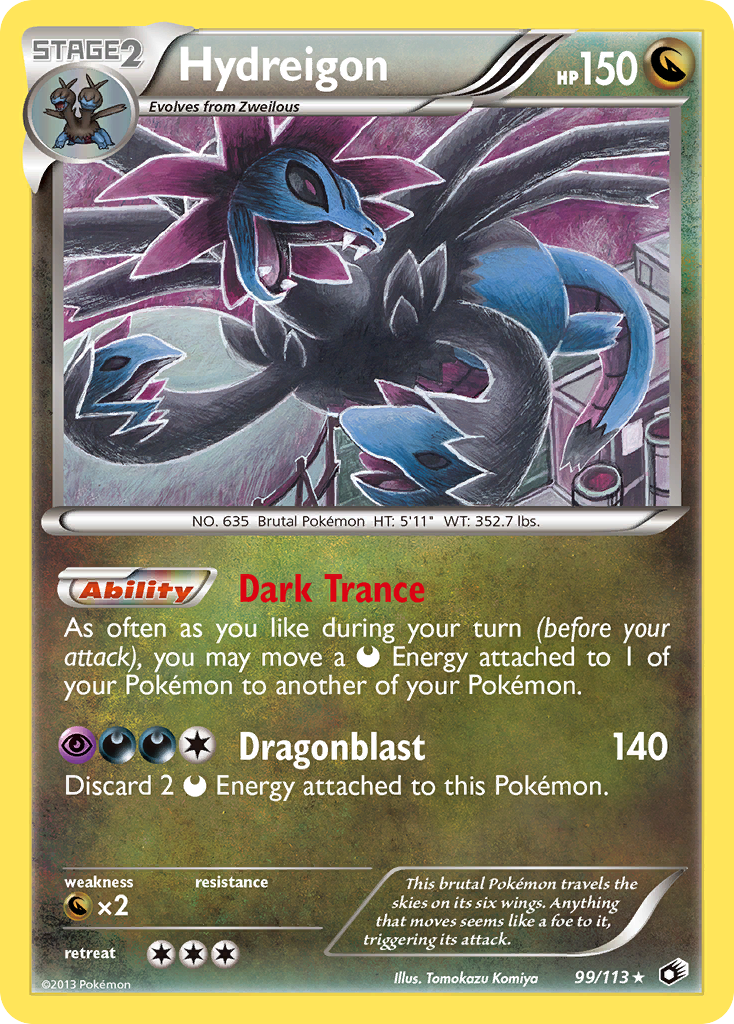 Hydreigon (99/113) [Black & White: Legendary Treasures] | Odin's Place
