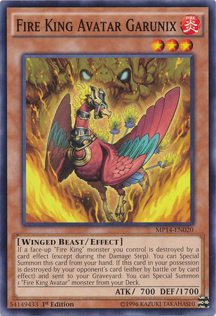 Fire King Avatar Garunix [MP14-EN020] Common | Odin's Place