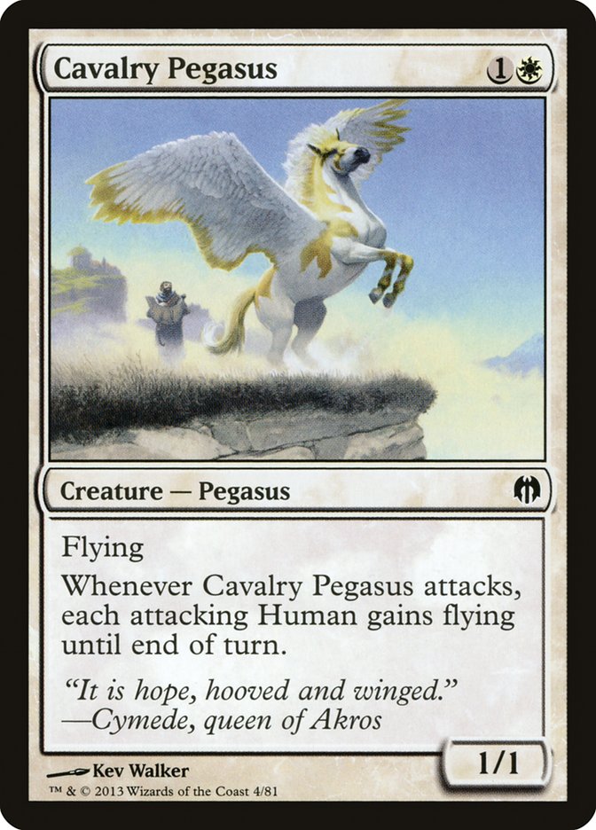 Cavalry Pegasus (4) [Duel Decks: Heroes vs. Monsters] | Odin's Place