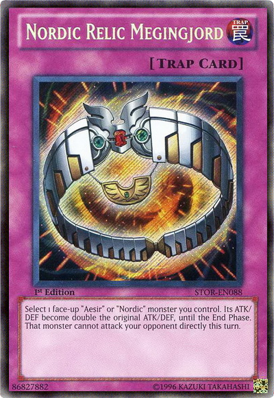 Nordic Relic Megingjord [STOR-EN088] Secret Rare | Odin's Place