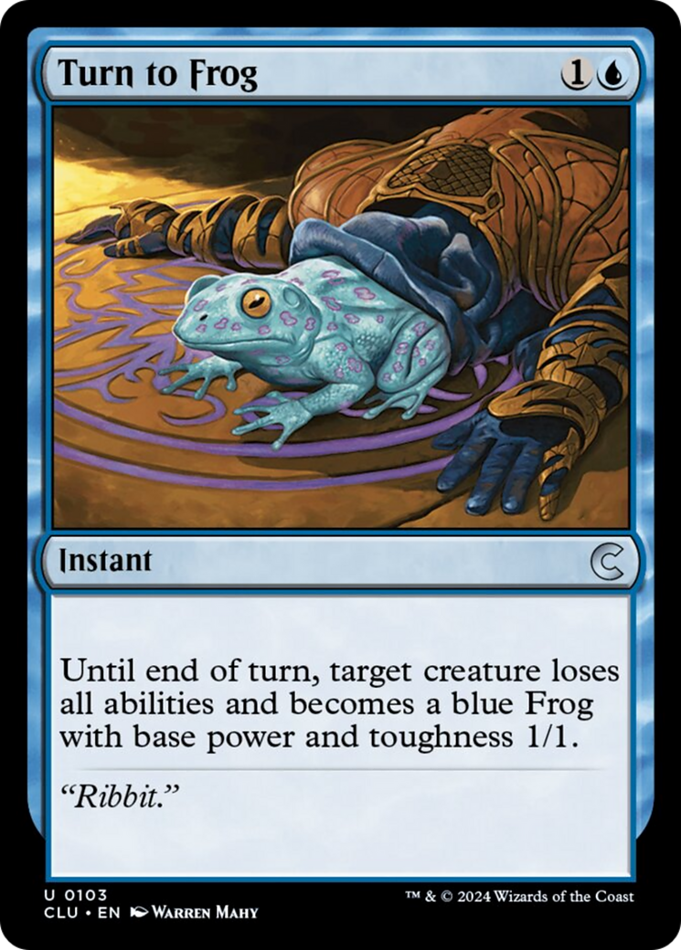 Turn to Frog [Ravnica: Clue Edition] | Odin's Place