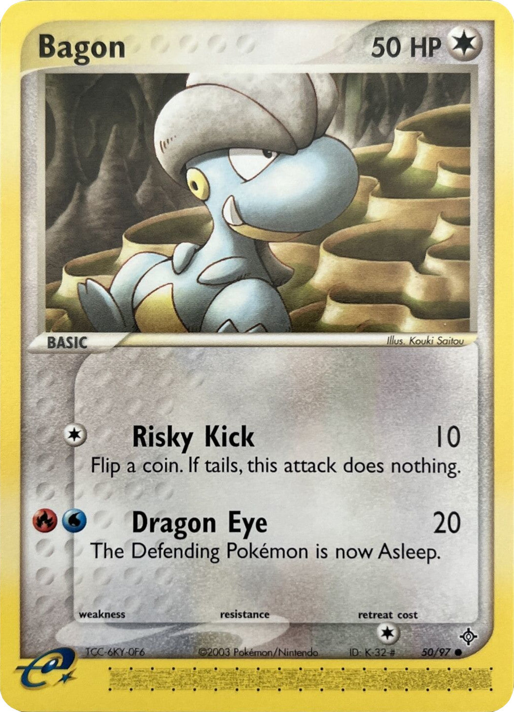Bagon (50/97) (Nintendo Promos) [EX: Dragon] | Odin's Place