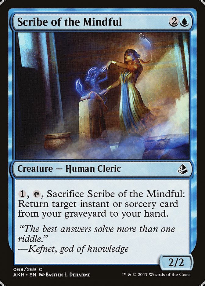 Scribe of the Mindful (68) [Amonkhet] | Odin's Place