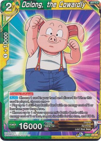 Oolong, the Cowardly (DB3-132) [Giant Force] | Odin's Place