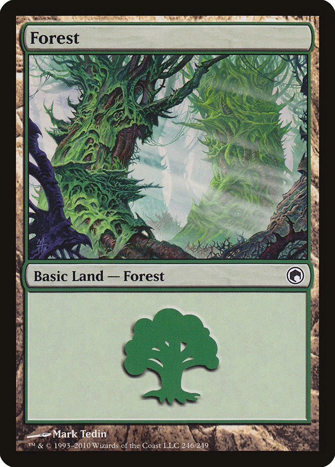 Forest (246) [Scars of Mirrodin] | Odin's Place