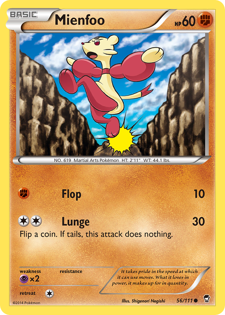 Mienfoo (56/111) [XY: Furious Fists] | Odin's Place