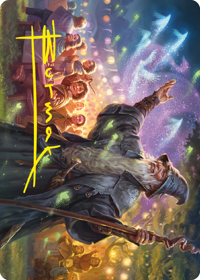 Gandalf, Friend of the Shire Art Card (Gold-Stamped Signature) [The Lord of the Rings: Tales of Middle-earth Art Series] | Odin's Place