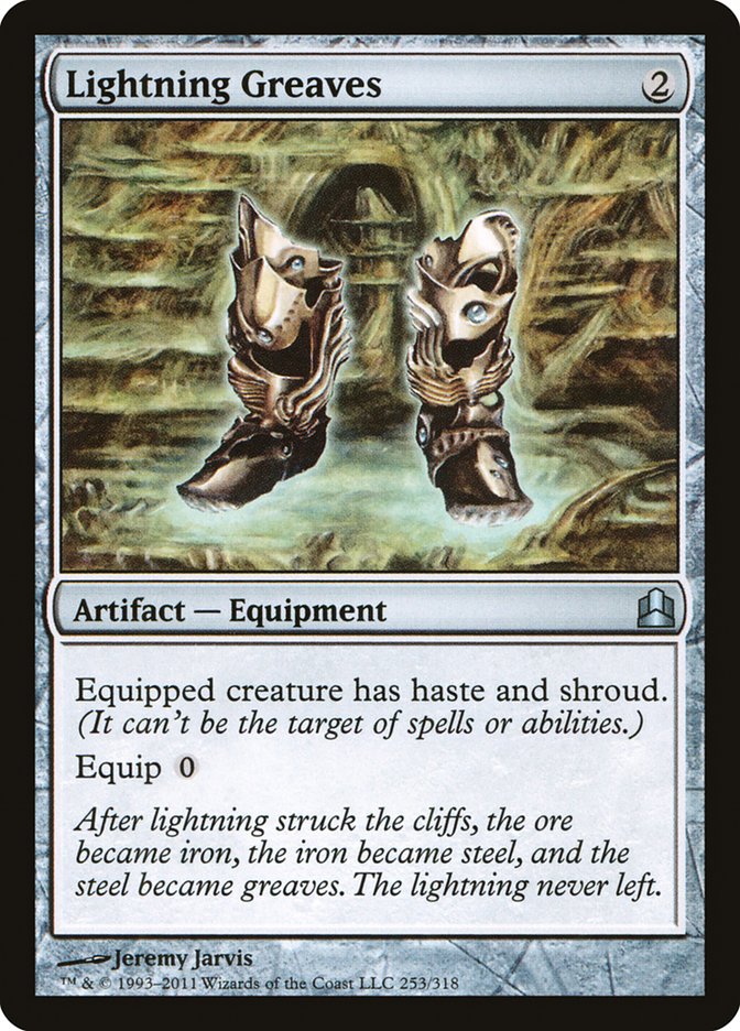 Lightning Greaves (253) [Commander 2011] | Odin's Place