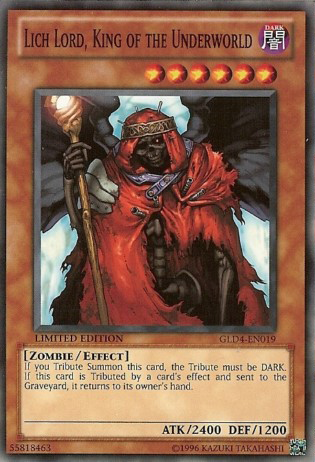 Lich Lord, King of the Underworld [GLD4-EN019] Common | Odin's Place