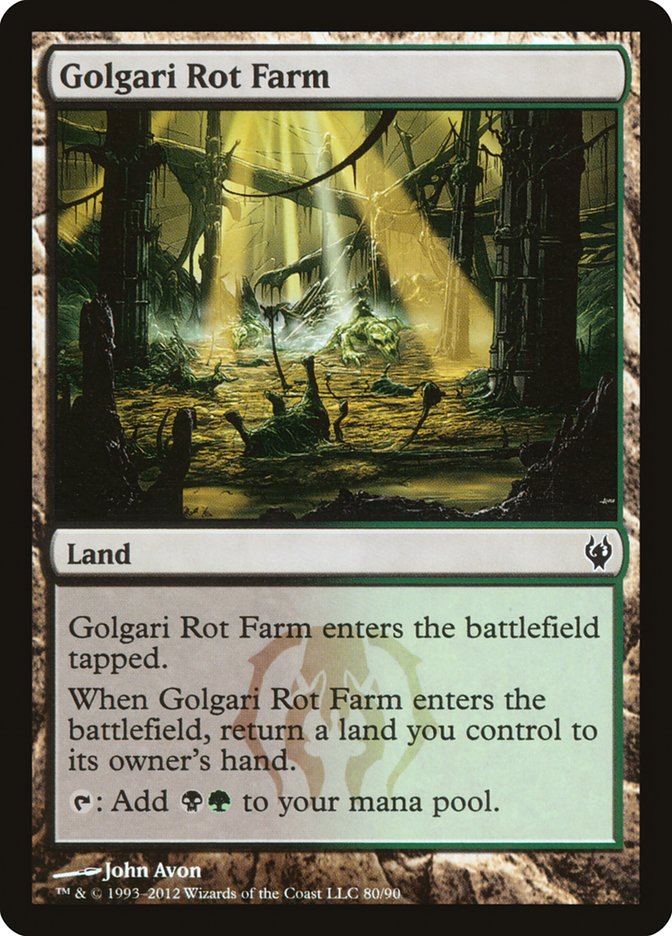 Golgari Rot Farm (80) [Duel Decks: Izzet vs. Golgari] | Odin's Place