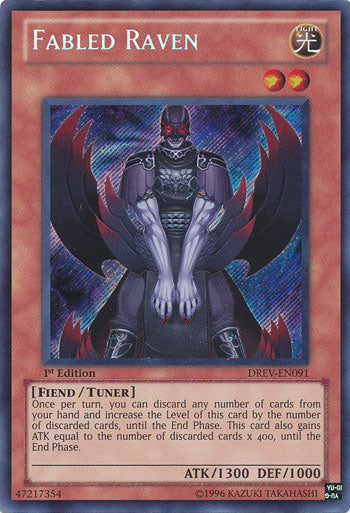 Fabled Raven [DREV-EN091] Secret Rare | Odin's Place