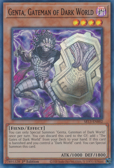 Genta, Gateman of Dark World [SR13-EN002] Super Rare | Odin's Place