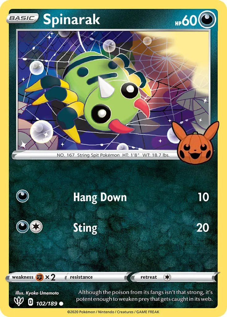 Spinarak (102/189) [Trick or Trade] | Odin's Place