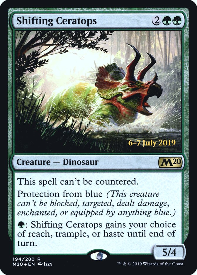 Shifting Ceratops [Core Set 2020 Prerelease Promos] | Odin's Place
