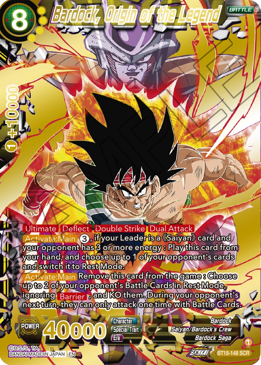 Bardock, Origin of the Legend (BT18-148) [Dawn of the Z-Legends] | Odin's Place