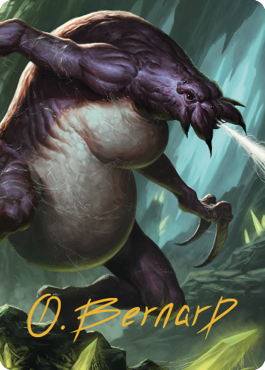 Ettercap Art Card (Gold-Stamped Signature) [Commander Legends: Battle for Baldur's Gate Art Series] | Odin's Place