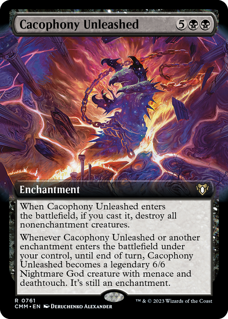 Cacophony Unleashed (Extended Art) [Commander Masters] | Odin's Place