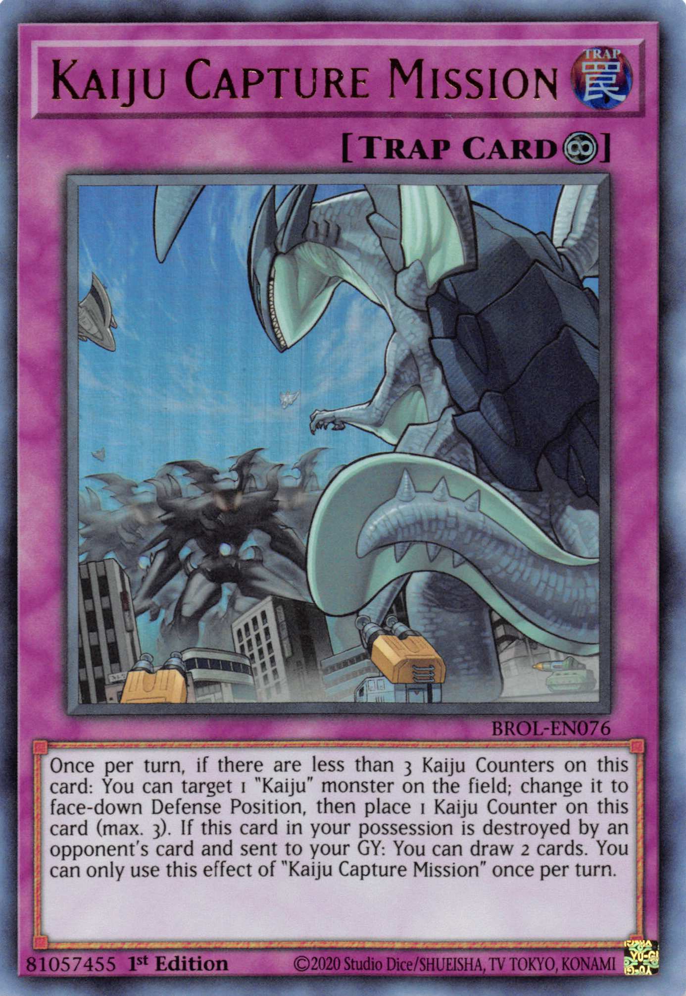 Kaiju Capture Mission [BROL-EN076] Ultra Rare | Odin's Place