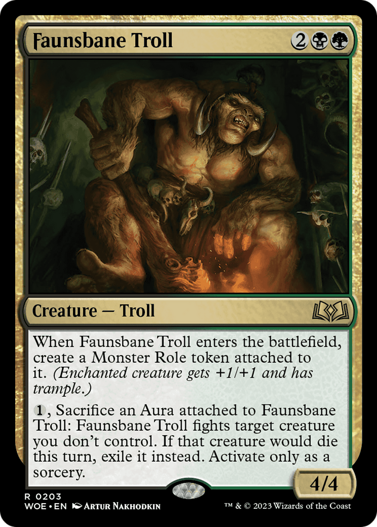 Faunsbane Troll [Wilds of Eldraine] | Odin's Place