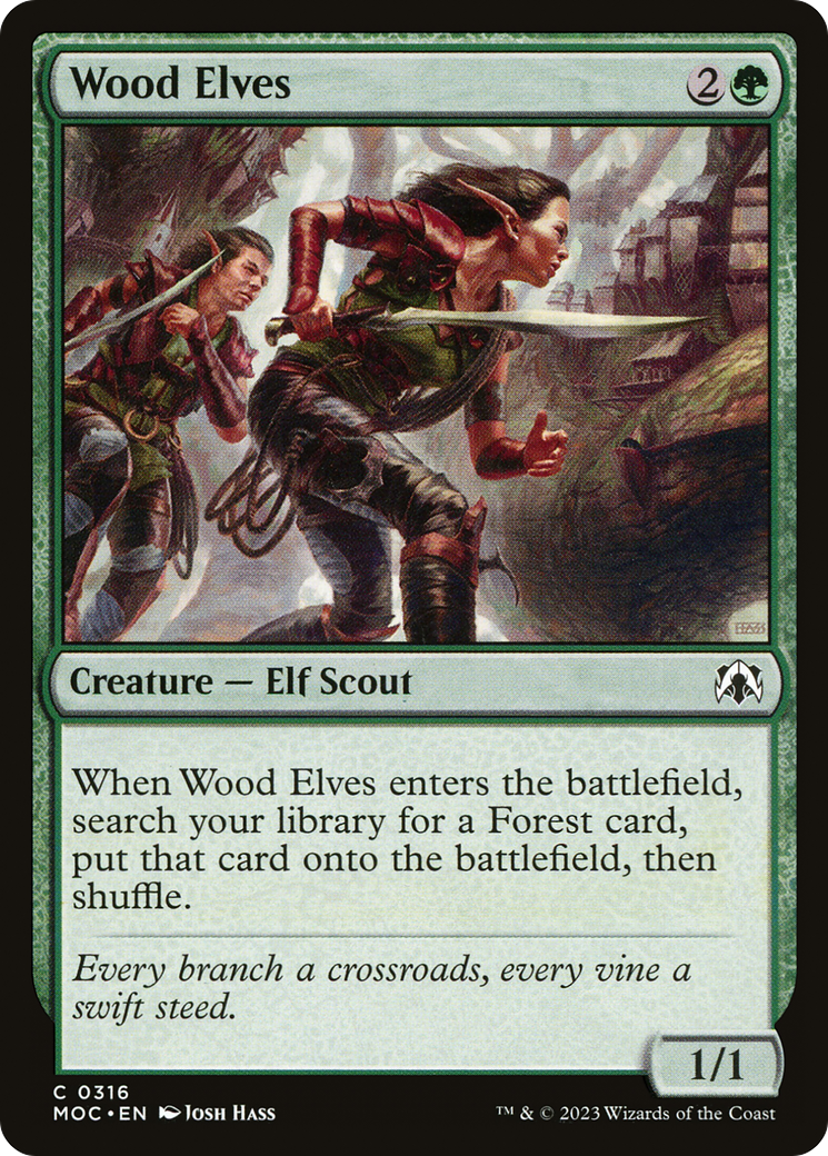Wood Elves [March of the Machine Commander] | Odin's Place