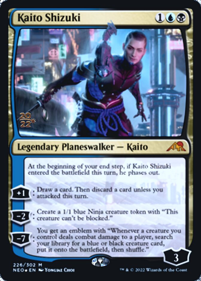 Kaito Shizuki [Kamigawa: Neon Dynasty Prerelease Promos] | Odin's Place