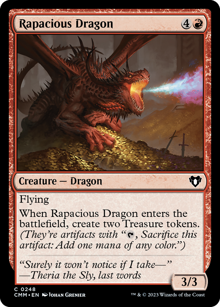 Rapacious Dragon [Commander Masters] | Odin's Place