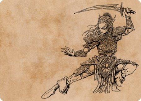 Lae'zel, Vlaakith's Champion Art Card [Commander Legends: Battle for Baldur's Gate Art Series] | Odin's Place