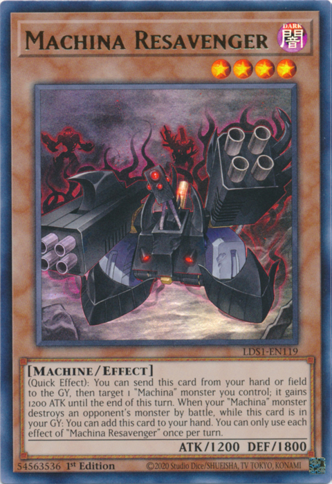 Machina Resavenger [LDS1-EN119] Ultra Rare | Odin's Place