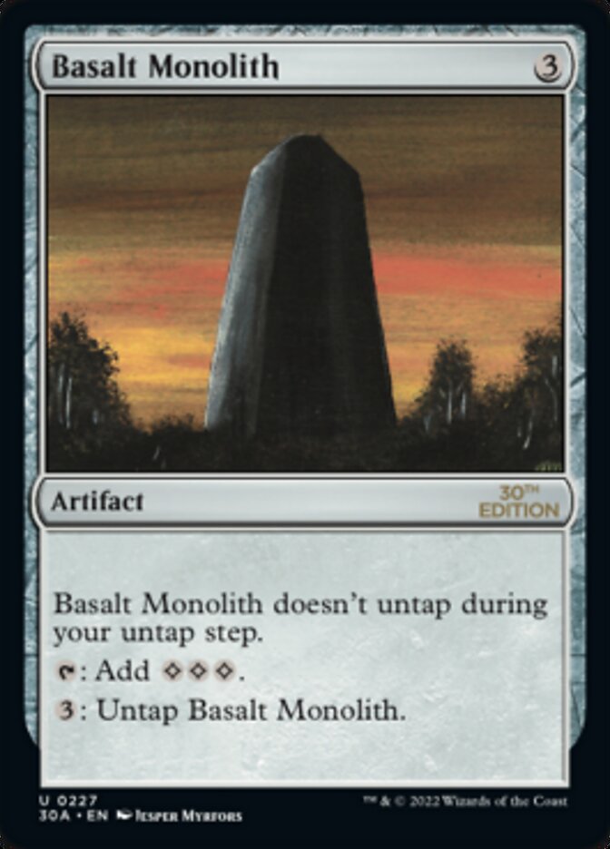 Basalt Monolith [30th Anniversary Edition] | Odin's Place