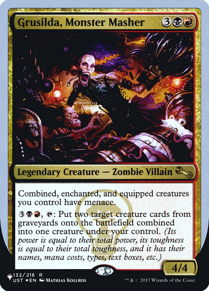 Grusilda, Monster Masher (Unfinity Foil Edition) [The List] | Odin's Place
