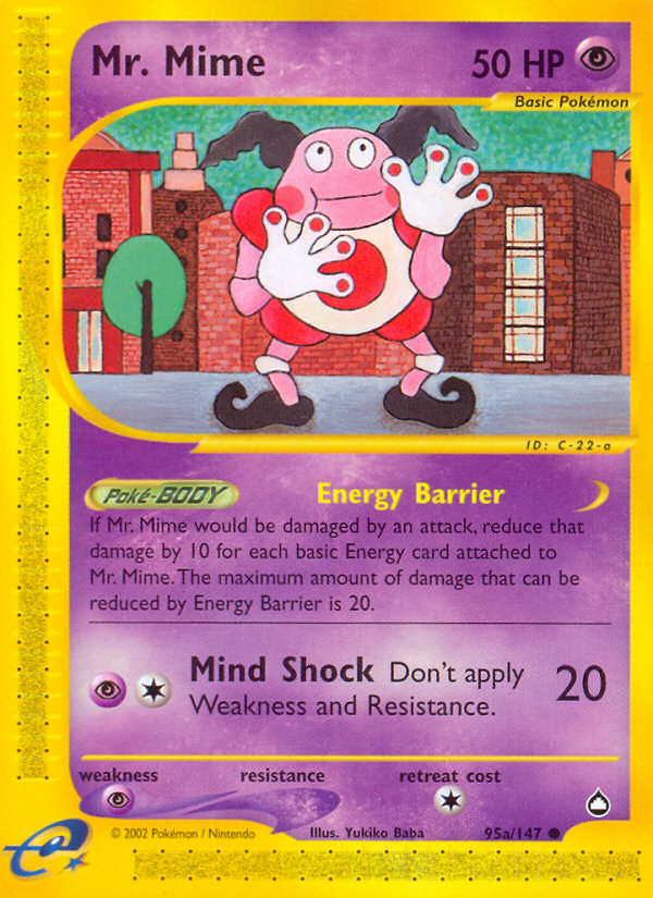 Mr. Mime (95a/147) [Aquapolis] | Odin's Place