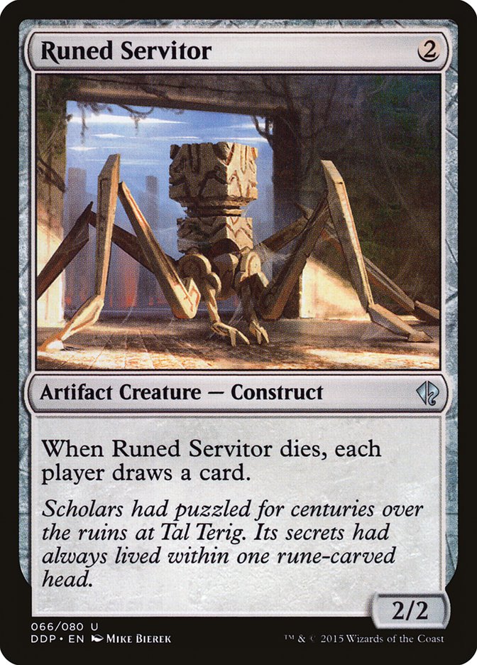 Runed Servitor (66) [Duel Decks: Zendikar vs. Eldrazi] | Odin's Place