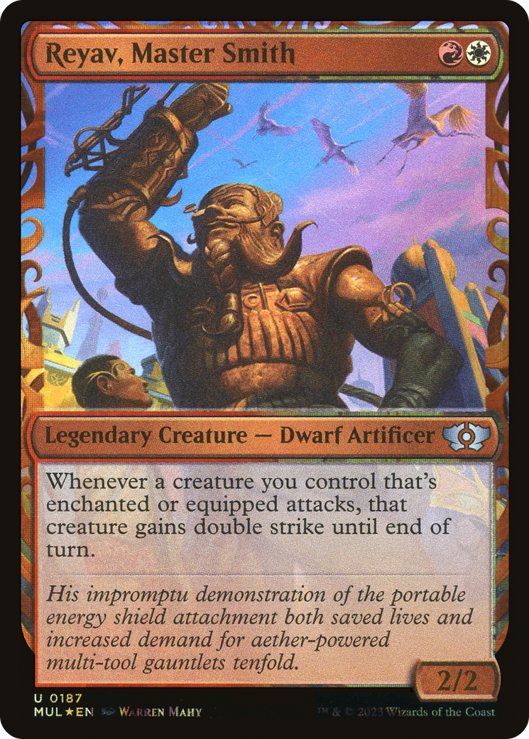 Reyav, Master Smith (Halo Foil) [Multiverse Legends] | Odin's Place