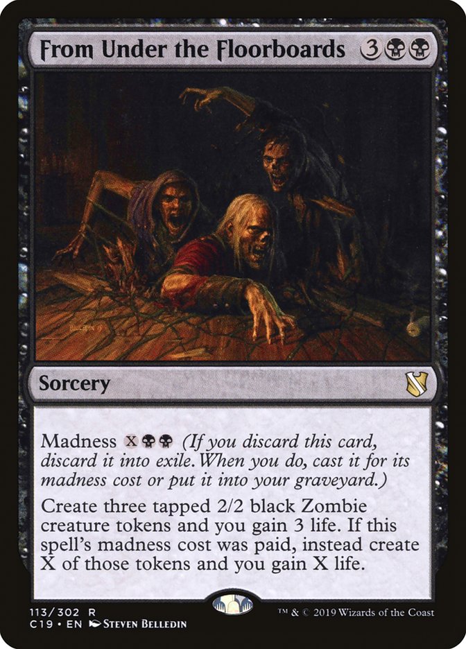 From Under the Floorboards [Commander 2019] | Odin's Place