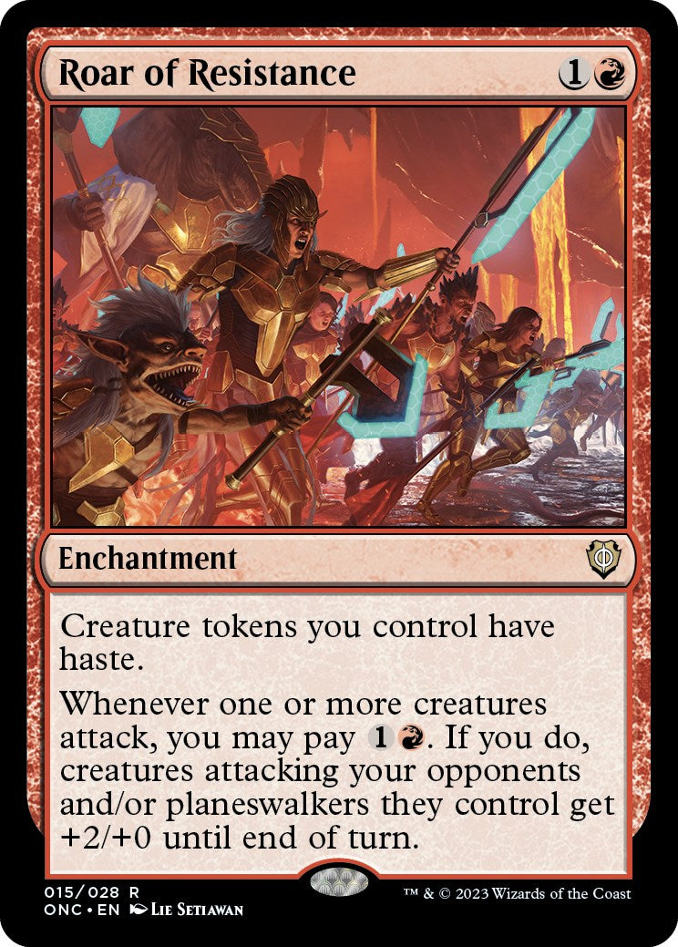 Roar of Resistance [Phyrexia: All Will Be One Commander] | Odin's Place