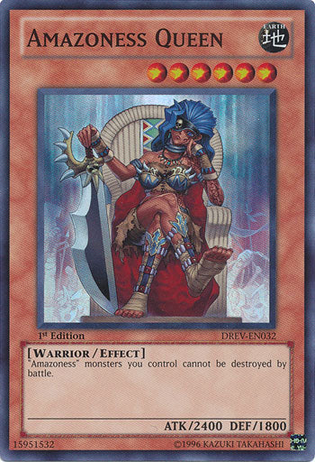 Amazoness Queen [DREV-EN032] Super Rare | Odin's Place