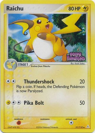 Raichu (51/110) (Stamped) [EX: Holon Phantoms] | Odin's Place